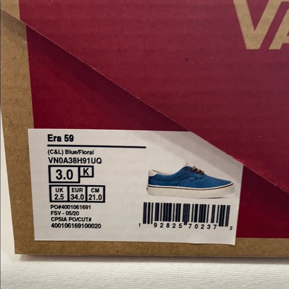 VANS ERA 59 KIDS SNEAKERS - Picture 6 of 6